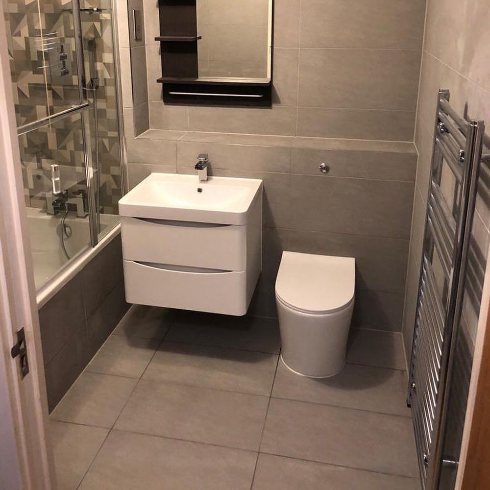 Modern Grey Bathroom